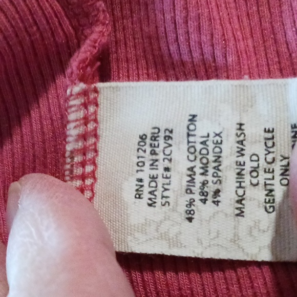 Soft Surroundings- Raspberry Knit Top - Picture 13 of 13